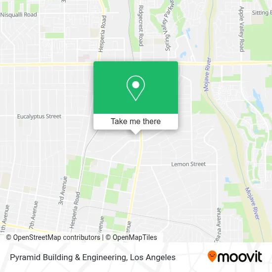 Pyramid Building & Engineering map