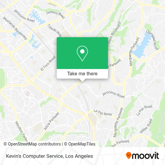 Kevin's Computer Service map