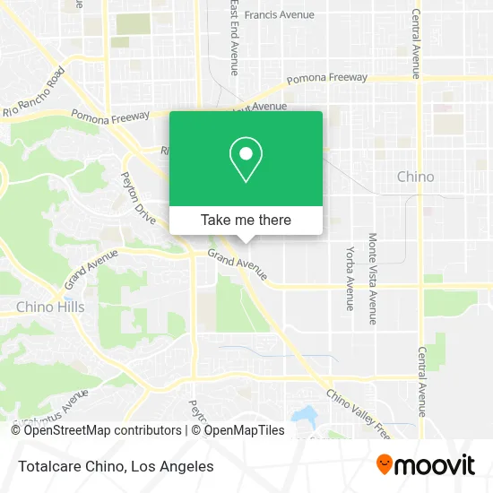 Totalcare Chino map