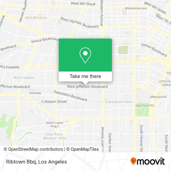 Ribtown Bbq map