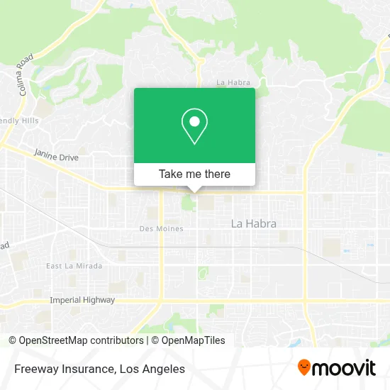 Freeway Insurance map