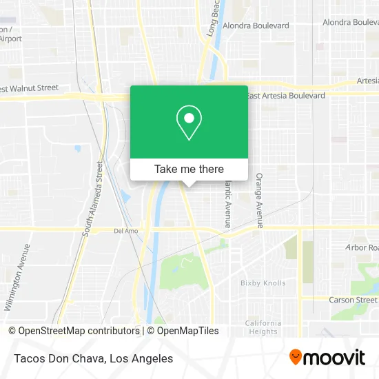 Tacos Don Chava map