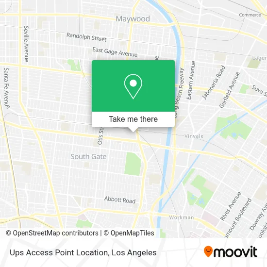 Ups Access Point Location map