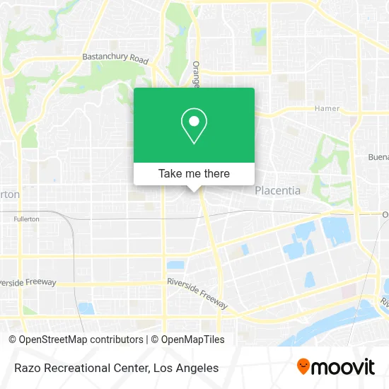 Razo Recreational Center map