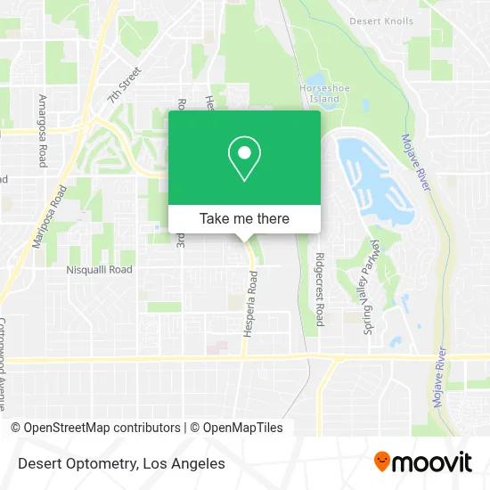 Desert Optometry map