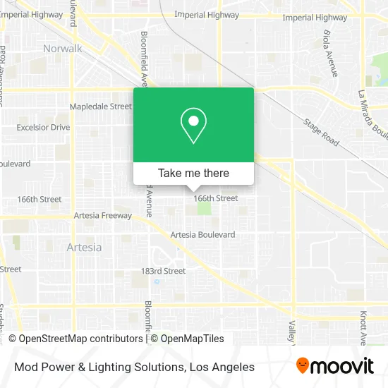 Mod Power & Lighting Solutions map