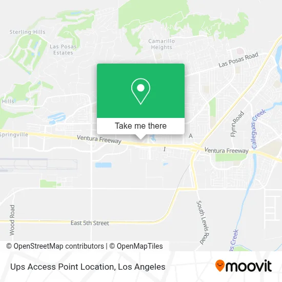 Ups Access Point Location map