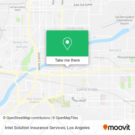 Intel Solution Insurance Services map