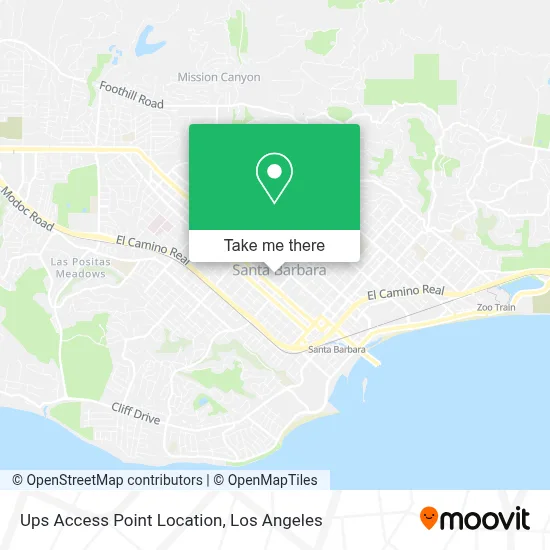 Ups Access Point Location map