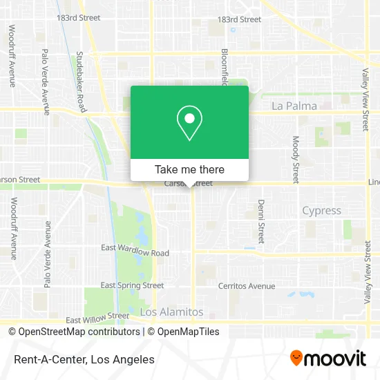 Rent-A-Center map