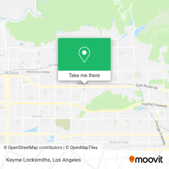 Keyme Locksmiths map
