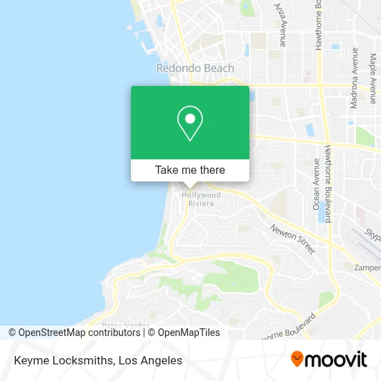 Keyme Locksmiths map