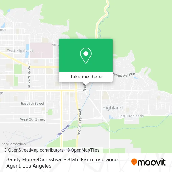 Sandy Flores-Daneshvar - State Farm Insurance Agent map