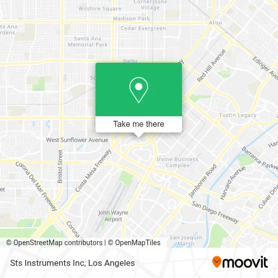 Sts Instruments Inc map