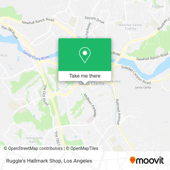 Ruggle's Hallmark Shop map