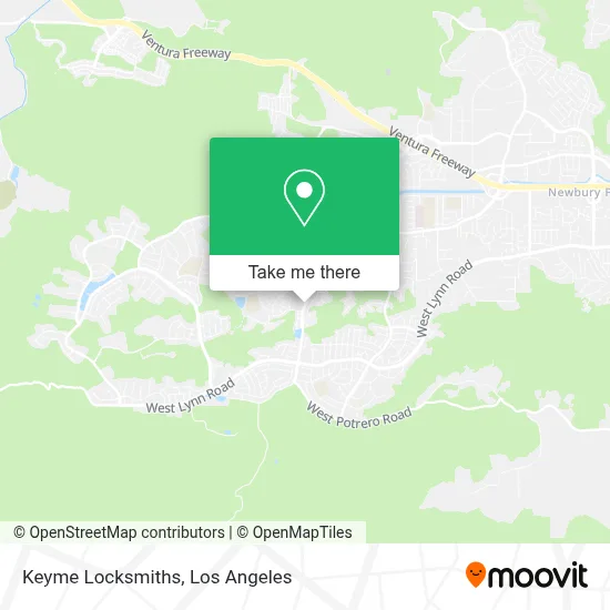 Keyme Locksmiths map