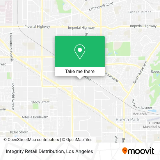 Integrity Retail Distribution map