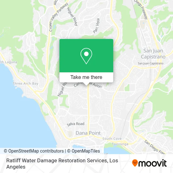 Ratliff Water Damage Restoration Services map