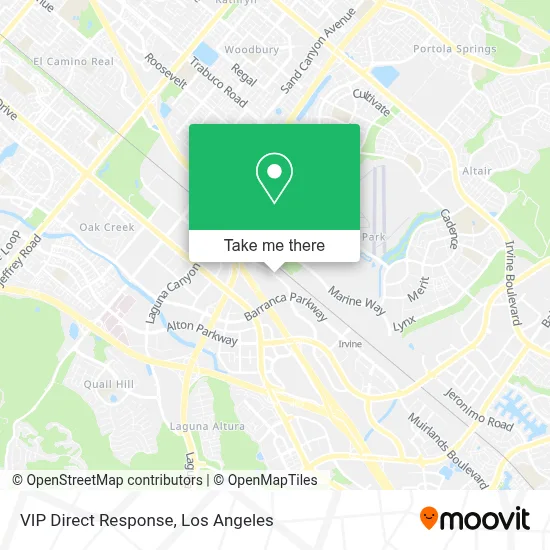 VIP Direct Response map