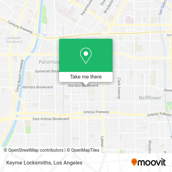 Keyme Locksmiths map