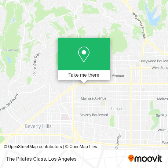 The Pilates Class map