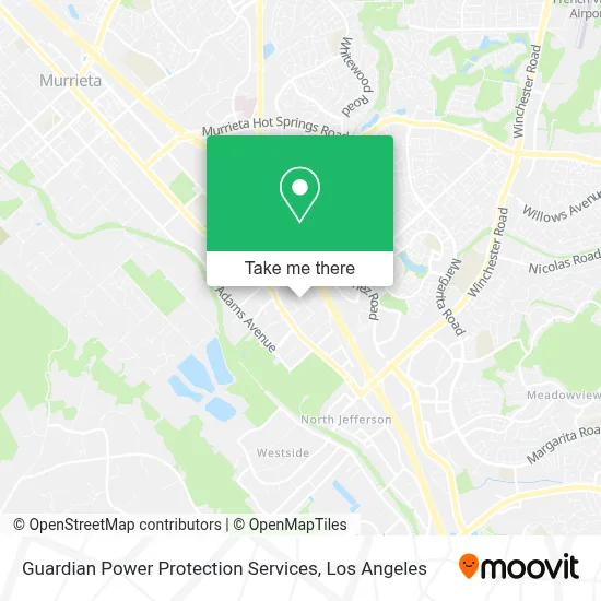 Guardian Power Protection Services map
