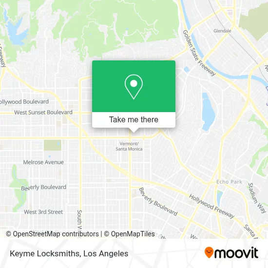 Keyme Locksmiths map