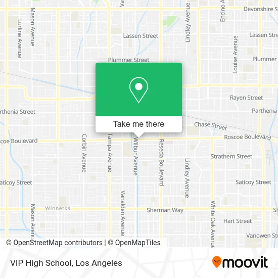 VIP High School map