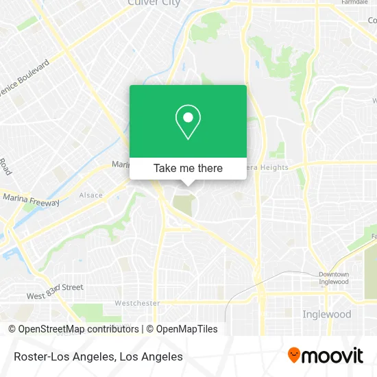 Roster-Los Angeles map