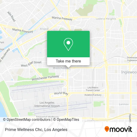 Prime Wellness Chc map