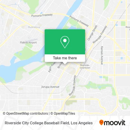 Riverside City College Baseball Field map