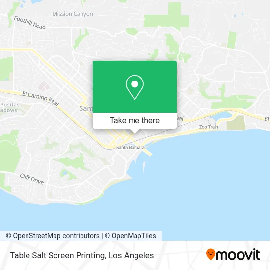 Table Salt Screen Printing map
