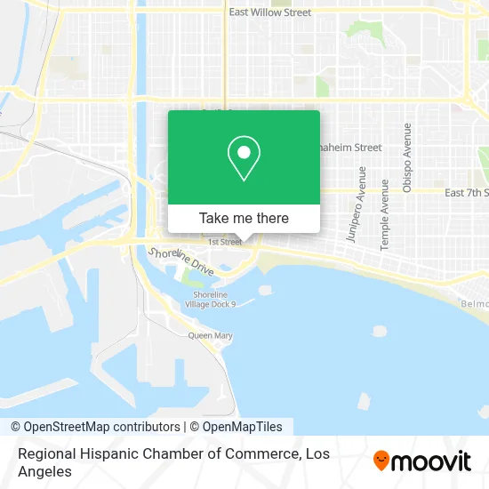 Regional Hispanic Chamber of Commerce map