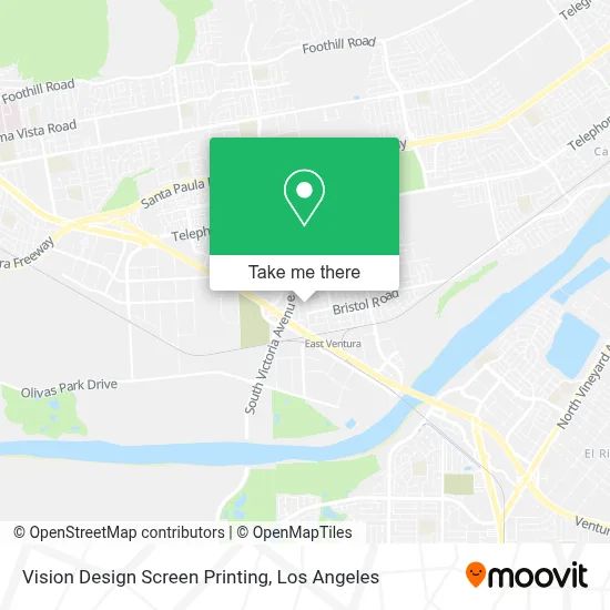 Vision Design Screen Printing map