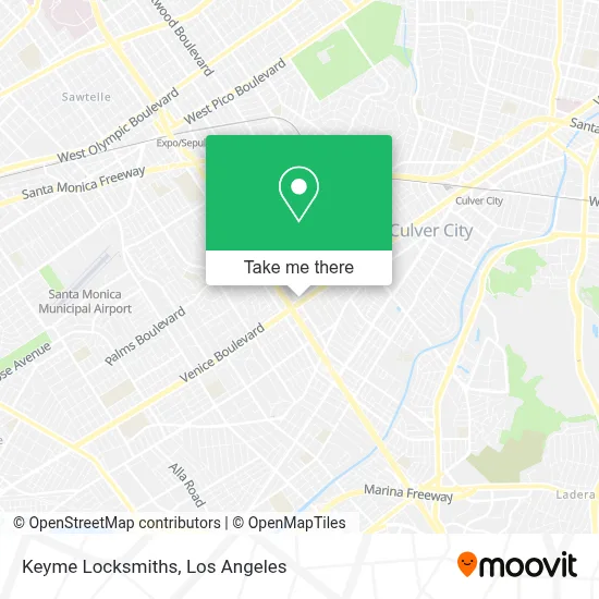 Keyme Locksmiths map
