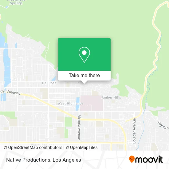 Native Productions map