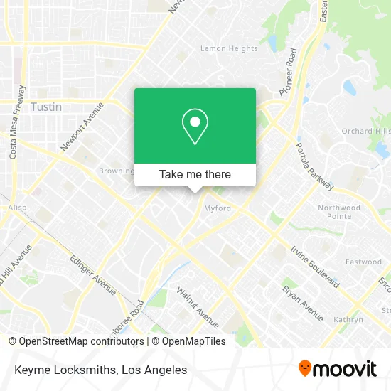 Keyme Locksmiths map