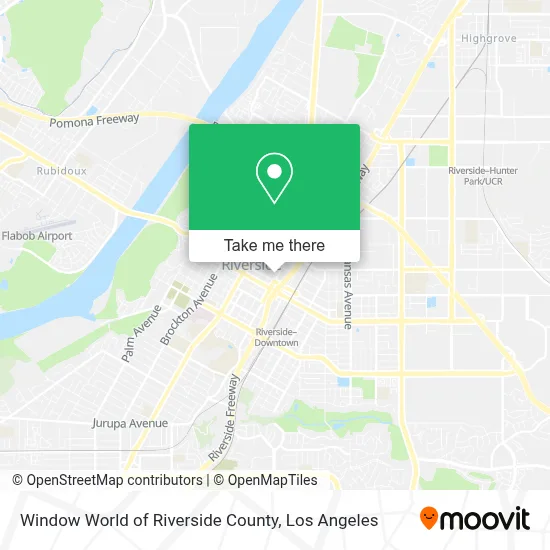 Window World of Riverside County map
