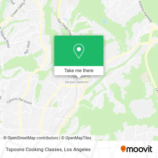 Tspoons Cooking Classes map