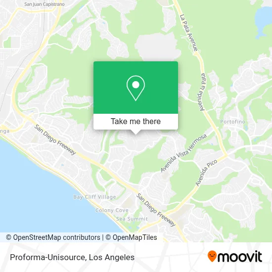 Proforma-Unisource map