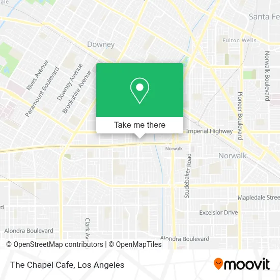 The Chapel Cafe map