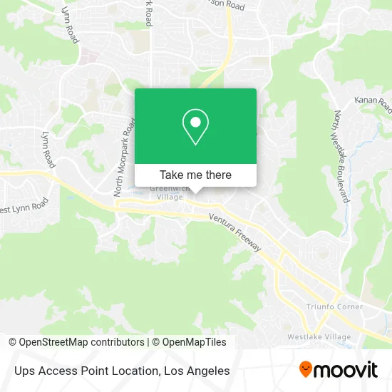 Ups Access Point Location map