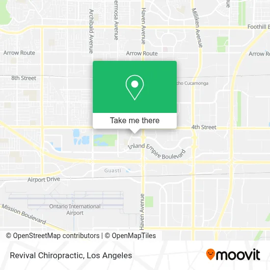 Revival Chiropractic map