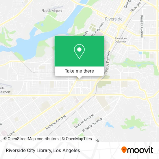 Riverside City Library map