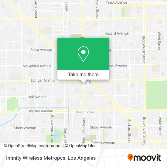 Infinity Wireless Metropcs map