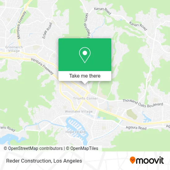 Reder Construction map