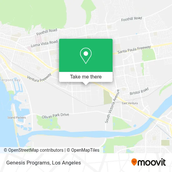 Genesis Programs map