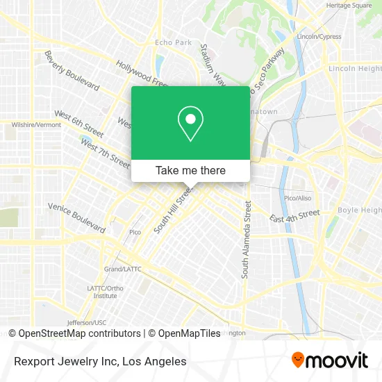 Rexport Jewelry Inc map