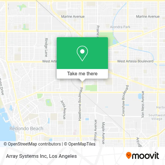 Array Systems Inc map
