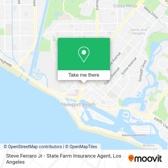 Steve Ferraro Jr - State Farm Insurance Agent map